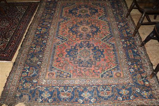 Blue ground Persian carpet